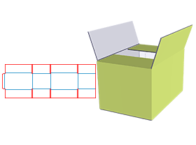 Commonly used corrugated box