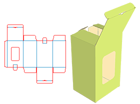 Tube folding carton