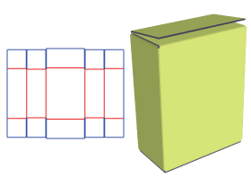 E-Side Box|packaging carton design|sealing carton