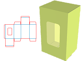 Pair of intubated boxes