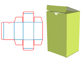 Packaging carton design, international standard corrugated carton, double insert box, display packag