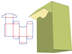 Heterotype tube box, tube box, extractbox box, tea box, flower tea box, bag beverage packaging struc