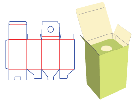 Lock Bottom Tube Type box