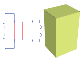 Packaging carton design, international standard corrugated cartons, double box, display packaging, t