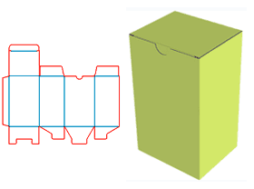 Lock Bottom Tube Type box