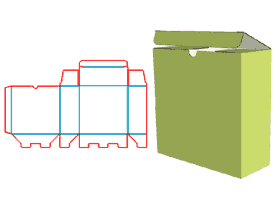 bottom-lock packaging design|packaging structure design