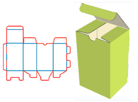 Lock Bottom Tube Type box