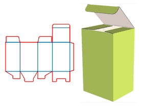 bottom-lock packaging design|packaging structure design