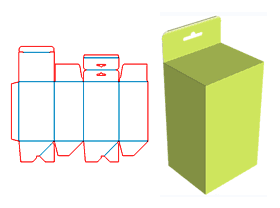 Cardboard Lock bottom Tubular box