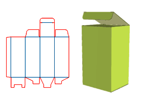 Top cover socket bottom self-locking bottom tube box,color box,paper corrugated paper box, packaging