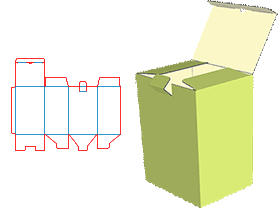 Lock bottom tube box