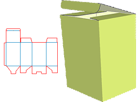 Lock bottom tube box