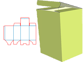 Lock bottom tube box