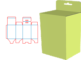 Up and down the plug-in box, color box, card lock, hook box, aircraft hole hanging, color box, paper