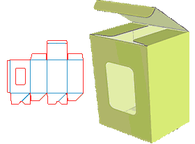 Lock bottom tube box