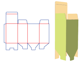 bottom-lock packaging design|packaging structure design