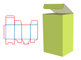 bottom-lock packaging design|packaging structure design