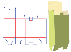 cosmetic packaging design,bottom-lockpackaging design,packaging box design