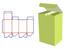 Automatic-Bottom-Lock-Packaging-Design