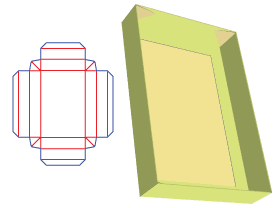 display box packaging design|foot-lock packaging box|international standard box type