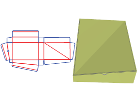 Hetero-shaped structural flip box, shaped structure paper tray, corrugated box, oblique flip box, fl