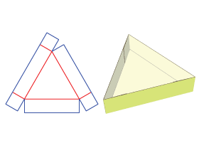 Triangular Tray Box,abnormal packaging box design