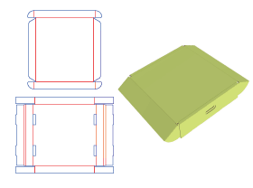 compose type packaging design/Disc-type bottom buc