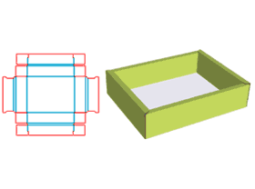 Tray carton tray