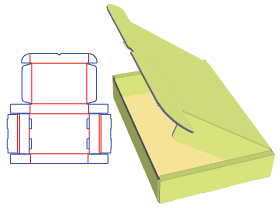 Packaging carton design, 0427 box type, keyboard packaging design, aircraft box, color box card tray