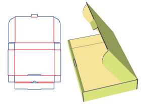 express packaging design|self-lock tray