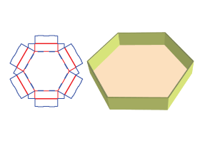 six-sided packaging box|abnormal packaging box design