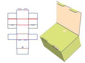 Folding carton, clamshell box, storage box, storage box, storage box, file box, data file storage pa