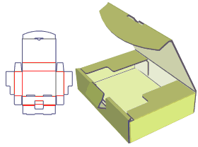 express packaging design|self-lock tray