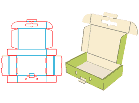 Hand-held box, packaging carton design, keyboard packaging design, aircraft box, color box cartons, 