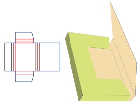 sealing end folder|folder box|folder packaging structure design