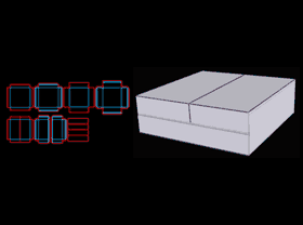 Double-door flip box, handbox, flip box, cardboard box, gift box, hardback box, magnet box