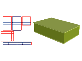 Three-piece book-shaped box, lid edge extension perforated, 180 degree clamshell gift box, cardboard box, gift box, hardcover box, magnet box