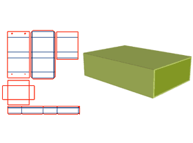 Book-style flip-top boutique box
