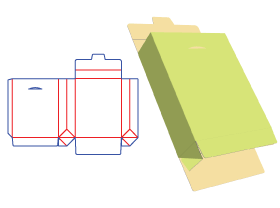 cosmetic packaging box design|gusset folding carton