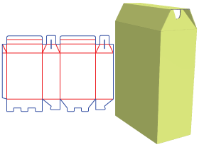 Lock Bottom Packing box