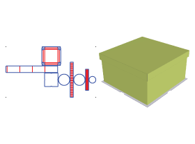 Cake Box, cake box structure design