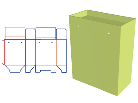 Lock Bottom Packing box