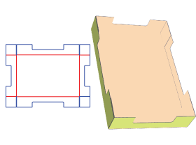 display type transportaion shelf|display type box