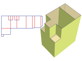 open end telescope type box|display box design