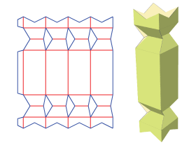 Candy Type Packing Box