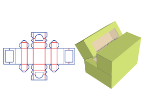 Cylindrical packing Box