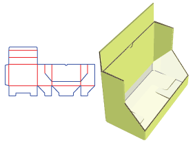 Lock bottom display box, display box packaging design, trinket packaging design, stationery packagin