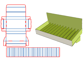 Combination packaging design, disc double cover bo