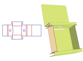 Incandescent packaging, foldable packaging inner card, double-layer inner carrier, two-grid inner ca