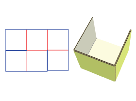 Paper angle, angle, shaped structure design